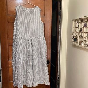 100% Linen Maternity Dress